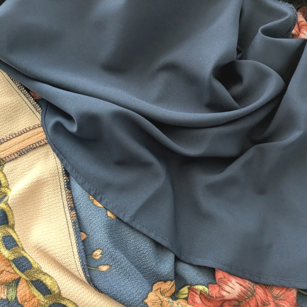 Vince Camuto Handkerchief Hem Floral Midi Dress - Picture 13 of 16